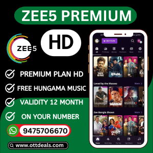 Zee5 Premium HD 1 Year Subscription