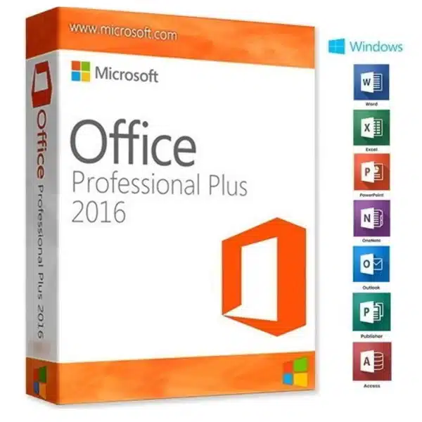 Microsoft Office Professional Plus 2016 – Lifetime License for 1 User